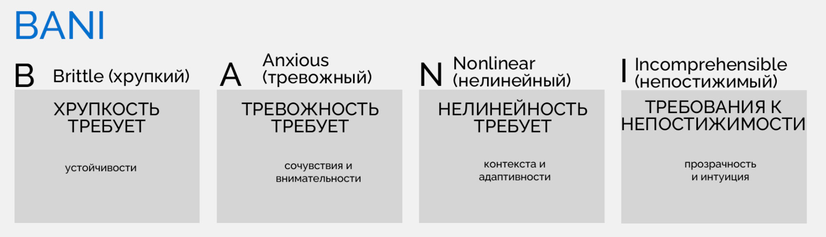 BANI расшифровка